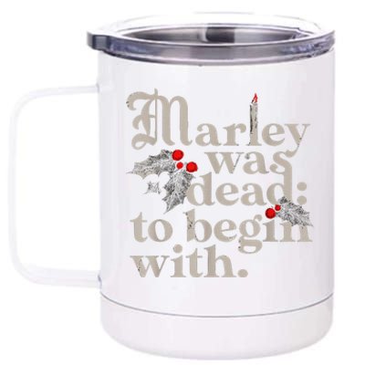 To Begin With Funny Novelty Christmas Gift 12 oz Stainless Steel Tumbler Cup