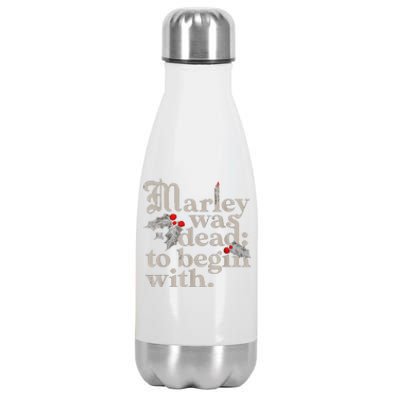 To Begin With Funny Novelty Christmas Gift Stainless Steel Insulated Water Bottle