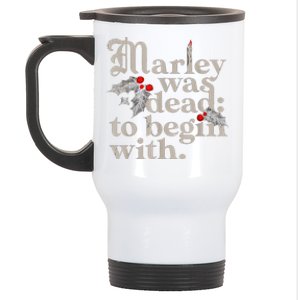 To Begin With Funny Novelty Christmas Gift Stainless Steel Travel Mug