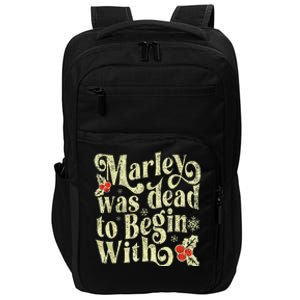 To Begin With Funny Novelty Christmas Impact Tech Backpack