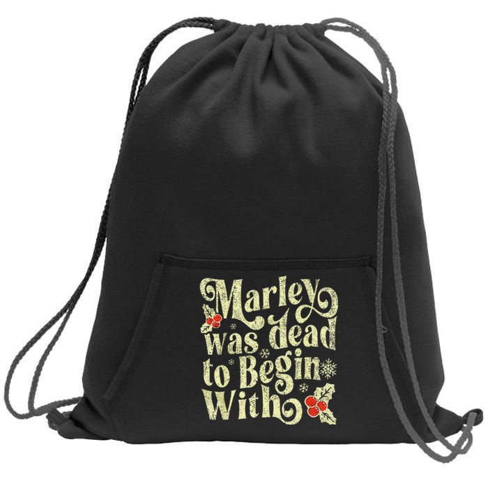 To Begin With Funny Novelty Christmas Sweatshirt Cinch Pack Bag