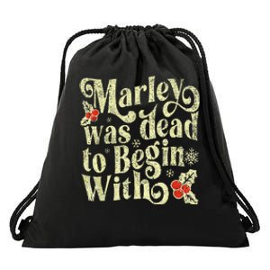 To Begin With Funny Novelty Christmas Drawstring Bag