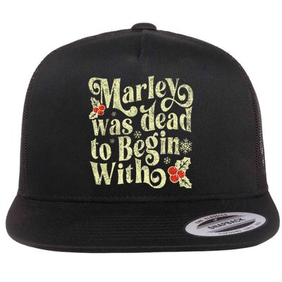 To Begin With Funny Novelty Christmas Flat Bill Trucker Hat