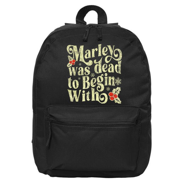 To Begin With Funny Novelty Christmas 16 in Basic Backpack