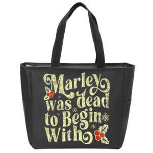 To Begin With Funny Novelty Christmas Zip Tote Bag