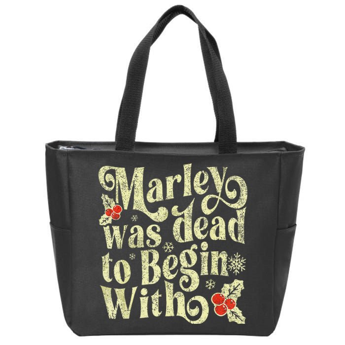 To Begin With Funny Novelty Christmas Zip Tote Bag