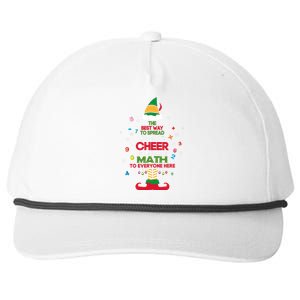 The Best Way To Spread Christmas Cheer Is Teaching Math Snapback Five-Panel Rope Hat