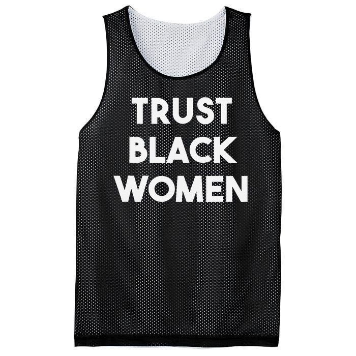 Trust Black Women Black Girl Magic Mesh Reversible Basketball Jersey Tank