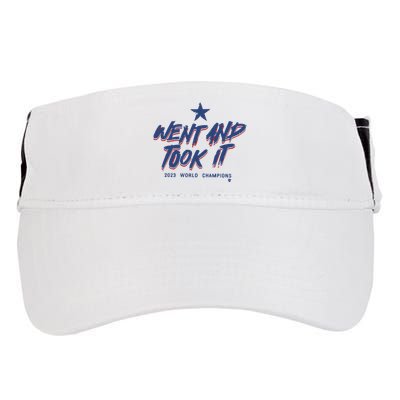 Texas Baseball Went And Took It Adult Drive Performance Visor