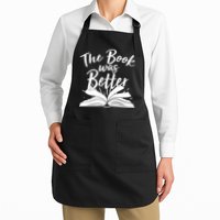 The Book Was Better Reading Fan Book Lover Apron