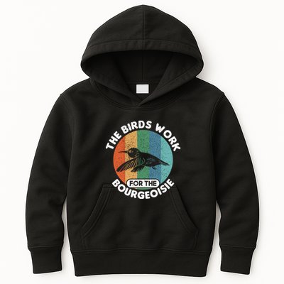 The Birds Work For The Bourgeoisie Bird Kids Hoodie