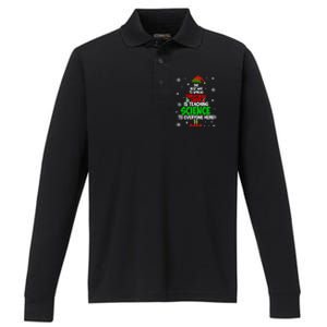 The Best Way To Spread Christmas Cheer Is Teaching Science Great Gift Performance Long Sleeve Polo