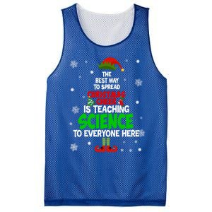 The Best Way To Spread Christmas Cheer Is Teaching Science Great Gift Mesh Reversible Basketball Jersey Tank