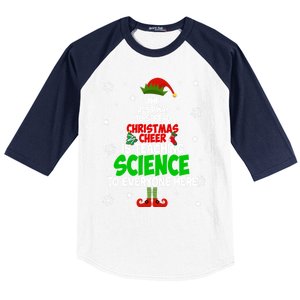 The Best Way To Spread Christmas Cheer Is Teaching Science Great Gift Baseball Sleeve Shirt