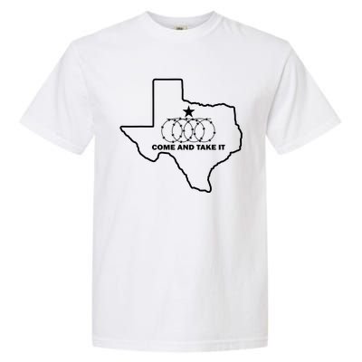 Texas Barbed Wire Come And Take It Garment-Dyed Heavyweight T-Shirt