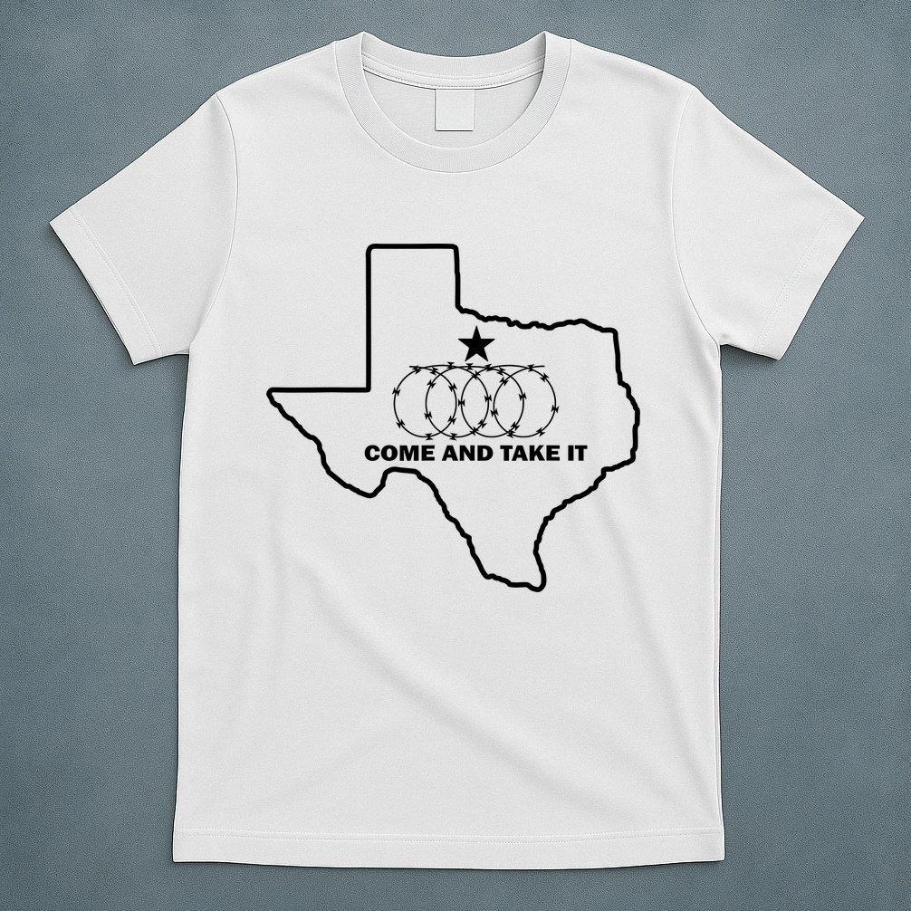 Texas Barbed Wire Come And Take It T-Shirt