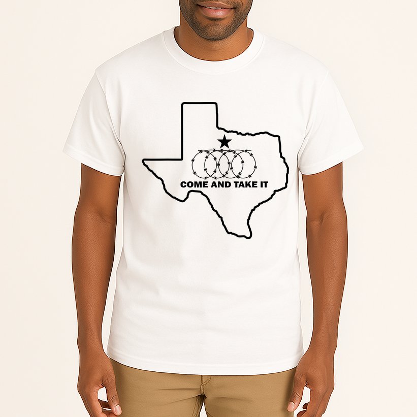 Texas Barbed Wire Come And Take It Tall T-Shirt