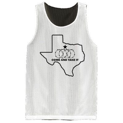 Texas Barbed Wire Come And Take It Mesh Reversible Basketball Jersey Tank