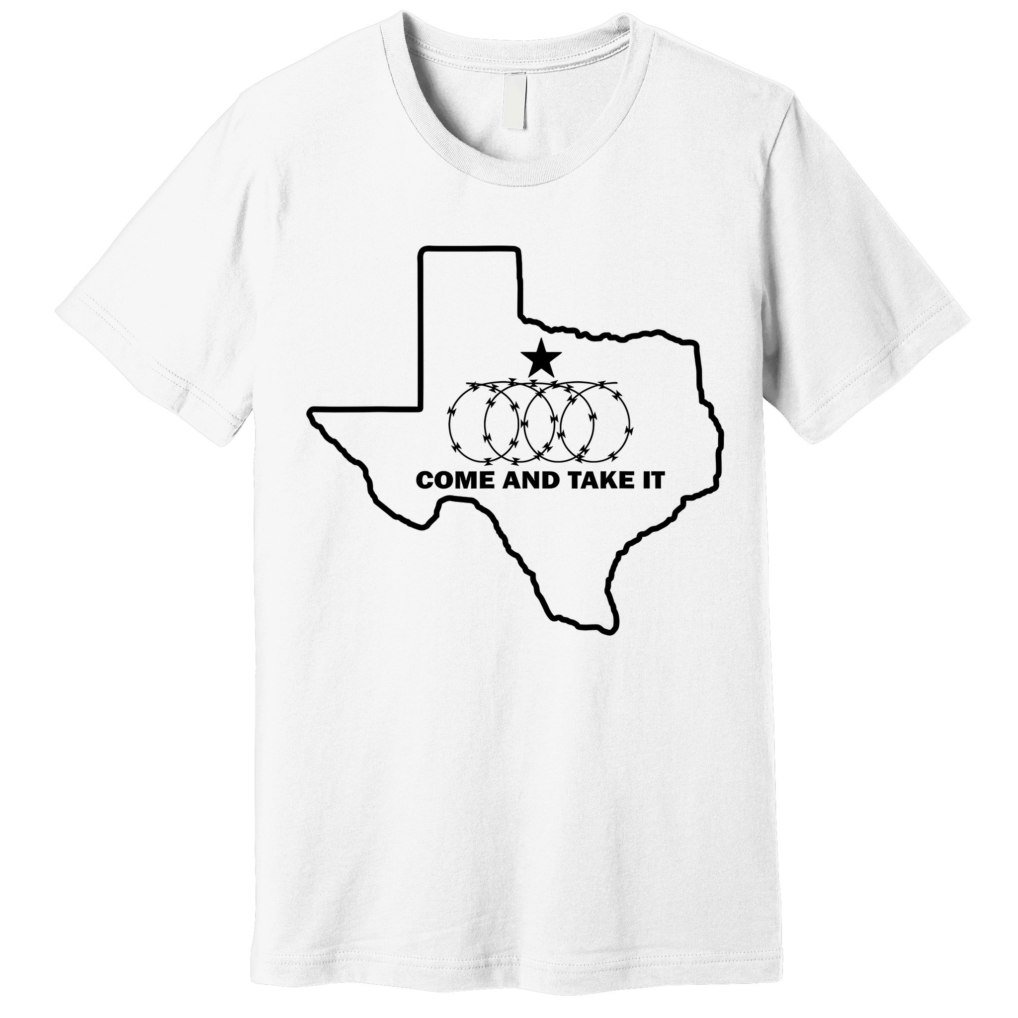 Texas Barbed Wire Come And Take It Premium T-Shirt