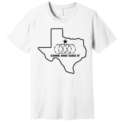 Texas Barbed Wire Come And Take It Premium T-Shirt