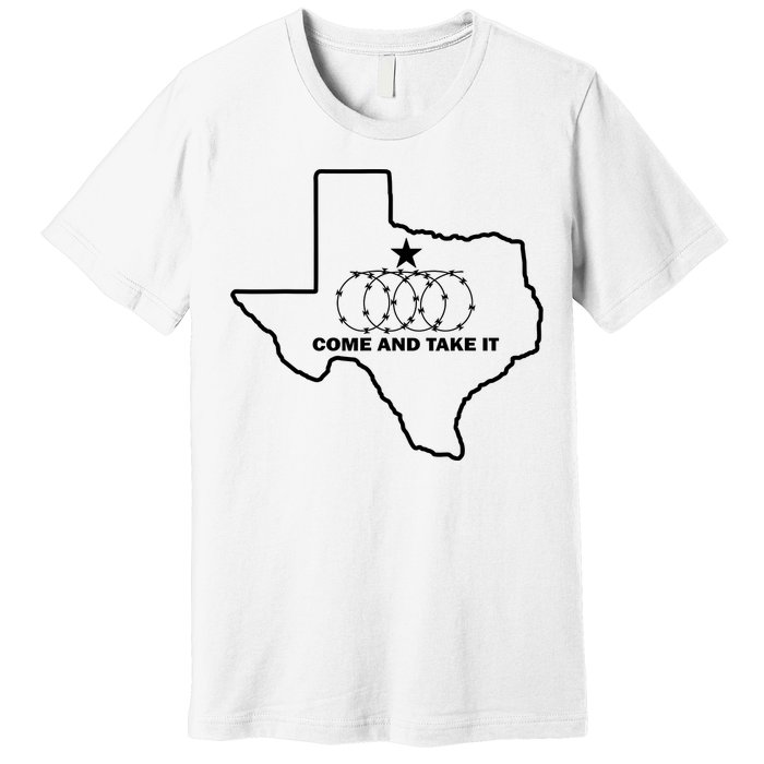 Texas Barbed Wire Come And Take It Premium T-Shirt