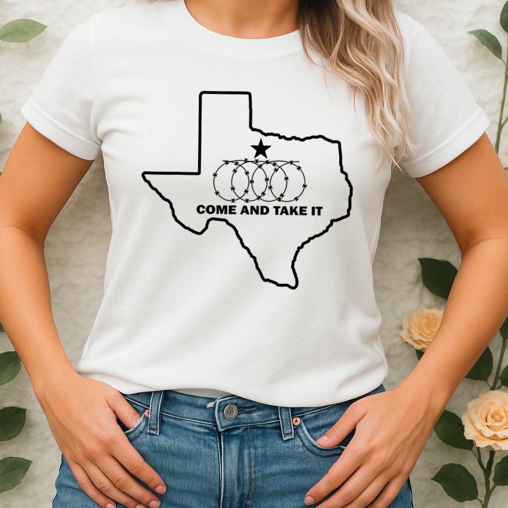 Texas Barbed Wire Come And Take It Womens T-Shirt