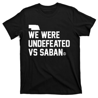 Triple B We Were Undefeated Vs Saban T-Shirt