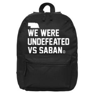 Triple B We Were Undefeated Vs Saban 16 in Basic Backpack