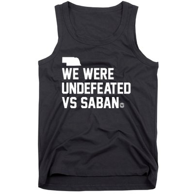 Triple B We Were Undefeated Vs Saban Tank Top