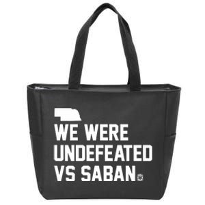 Triple B We Were Undefeated Vs Saban Zip Tote Bag