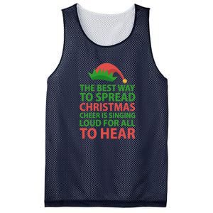 The Best Way To Spread Christmas Cheer Is Singing Loud For All To Hear Mesh Reversible Basketball Jersey Tank