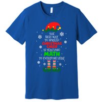 The Best Way To Spread Christmas Cheer Is Teaching Math Gift Premium T-Shirt