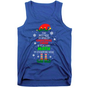 The Best Way To Spread Christmas Cheer Is Teaching Math Gift Tank Top