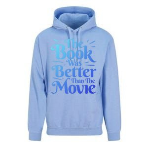 The Book Was Better Than The Movie Booklover Cute Gift Unisex Surf Hoodie