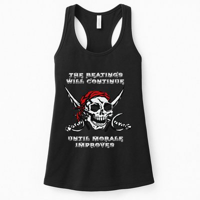 The Beatings Will Continue Until Morale Improves Womens Tank Top