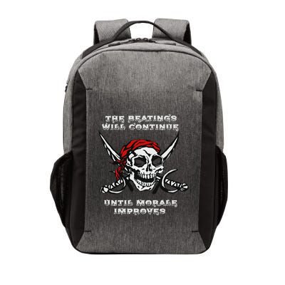 The Beatings Will Continue Until Morale Improves Vector Backpack