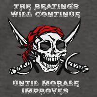 The Beatings Will Continue Until Morale Improves Vector Backpack