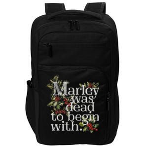 To Begin With Funny Novelty Christmas Impact Tech Backpack