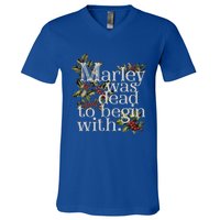 To Begin With Funny Novelty Christmas V-Neck T-Shirt