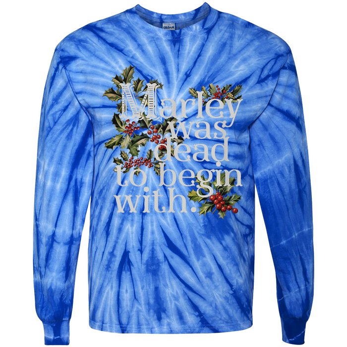 To Begin With Funny Novelty Christmas Tie-Dye Long Sleeve Shirt