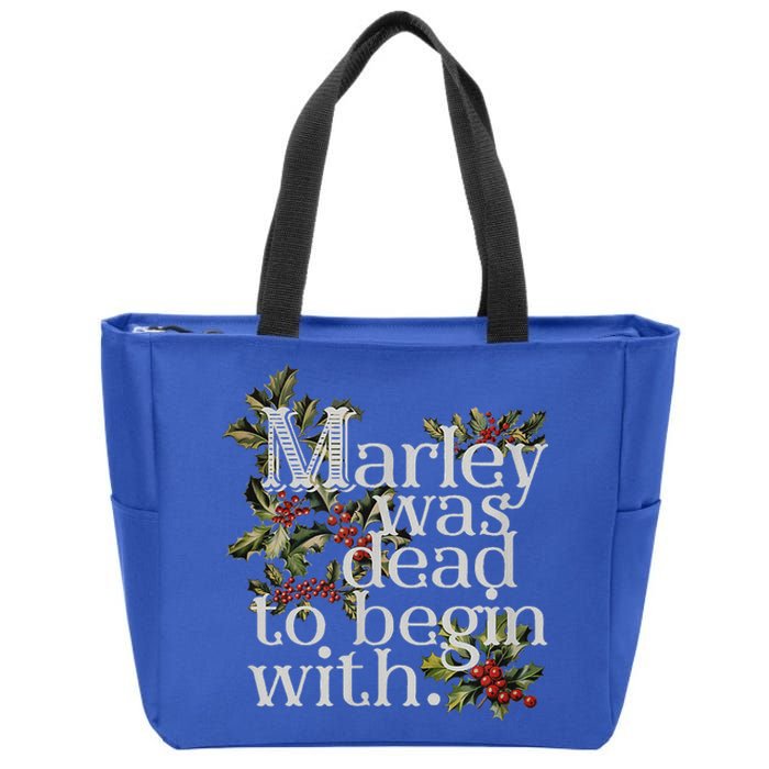 To Begin With Funny Novelty Christmas Zip Tote Bag