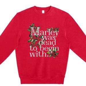 To Begin With Funny Novelty Christmas Premium Crewneck Sweatshirt