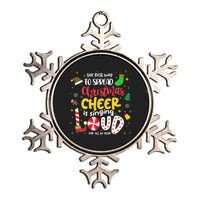 The Best Way To Spread Christmas Cheer Is Singing Loud Xmas Metallic Star Ornament