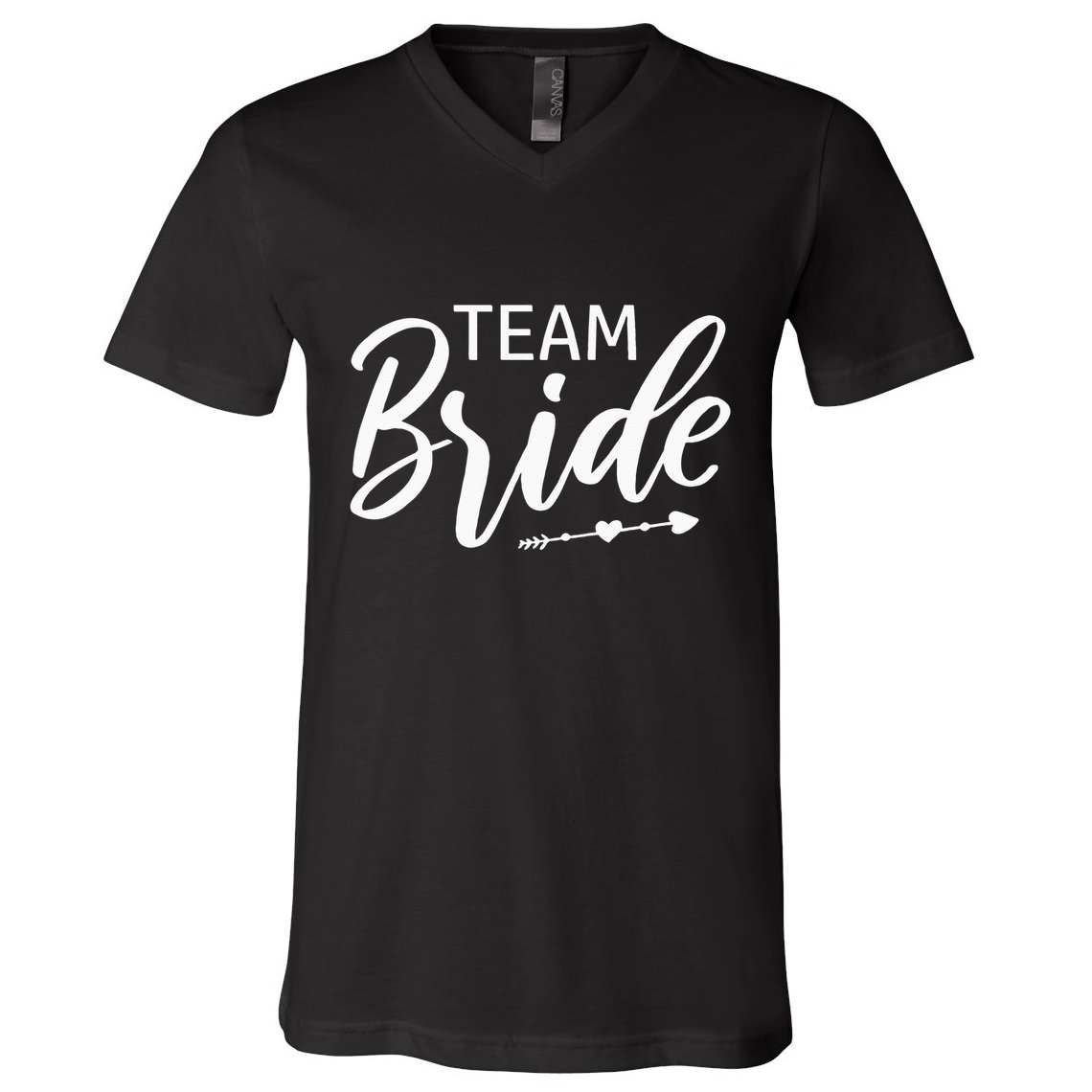 Team Bride Wedding Party V-Neck T-Shirt