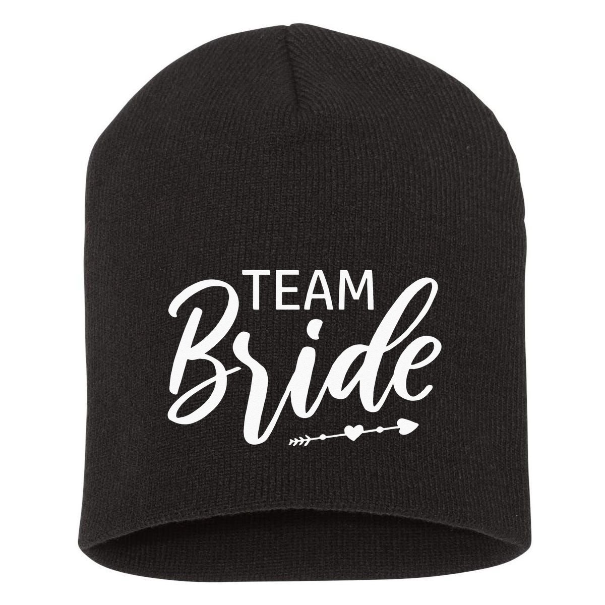 Team Bride Wedding Party Short Acrylic Beanie