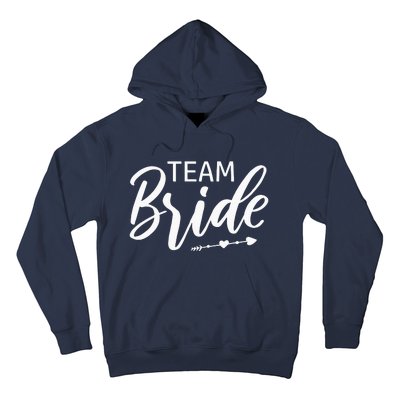 Team Bride WeddingParty Hoodie