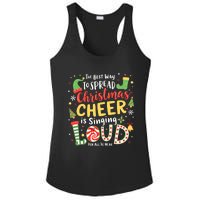 The Best Way To Spread Christmas Cheer Is Singing Loud Xmas Ladies PosiCharge Competitor Racerback Tank