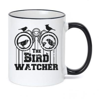 The Bird Watcher 11oz Black Color Changing Mug