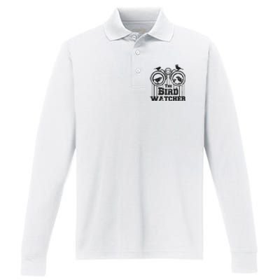 The Bird Watcher Performance Long Sleeve Polo