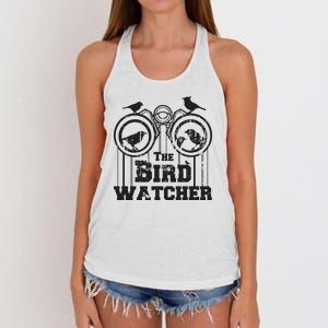 The Bird Watcher Women's Knotted Racerback Tank